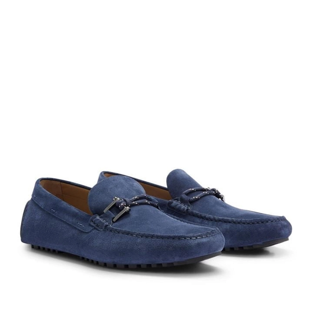 Hugo Boss Driver Moccasin Shoes - Blue